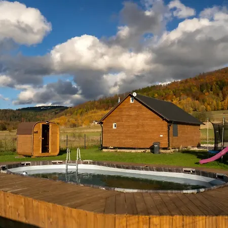 Wilcza Polana Kolo Miedzygorza Z Jacuzzi I Sauna Horská chata Jaworek