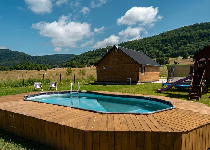 Wilcza Polana Kolo Miedzygorza Z Jacuzzi I Sauna Alpehytte Jaworek